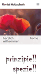 Mobile Screenshot of florist-holzschuh.de